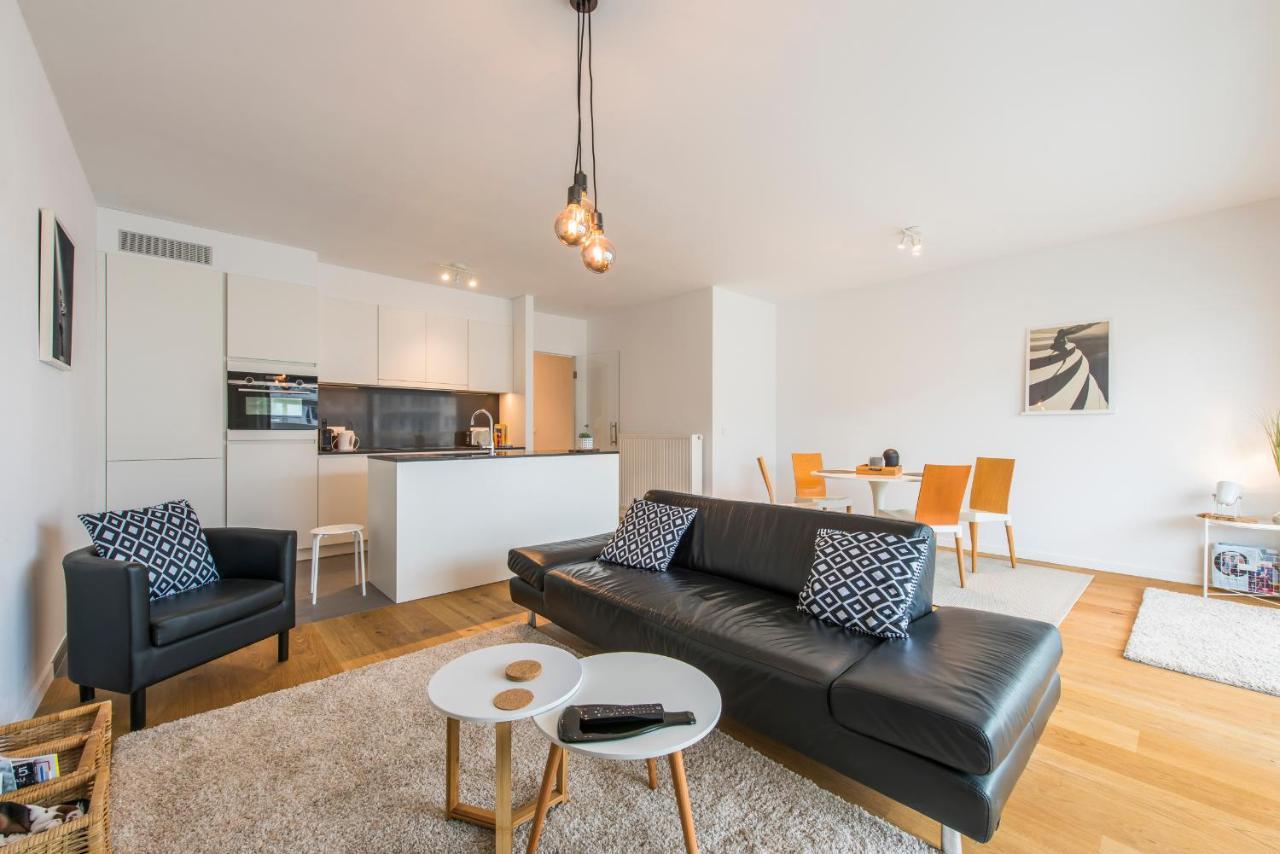 Modern Apartment With Terrace Near The Beach Oostende Dış mekan fotoğraf