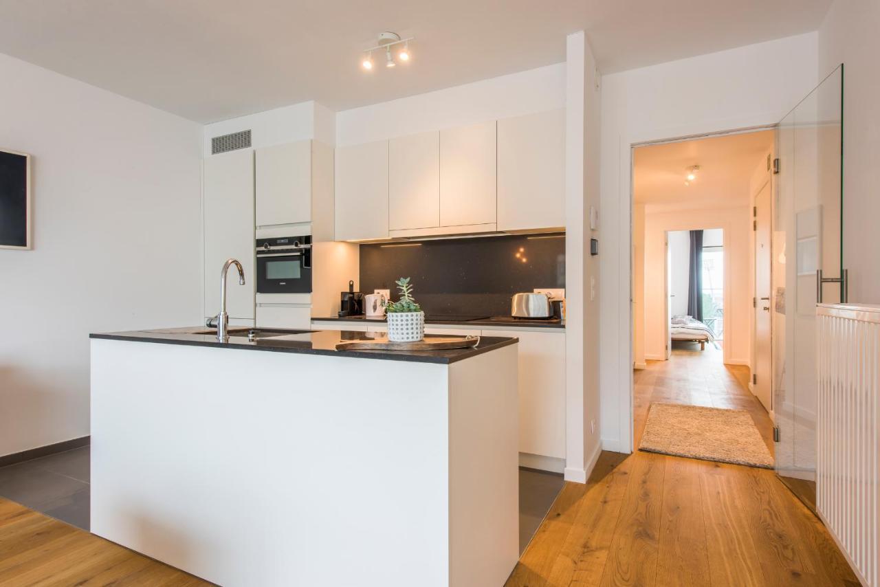 Modern Apartment With Terrace Near The Beach Oostende Dış mekan fotoğraf